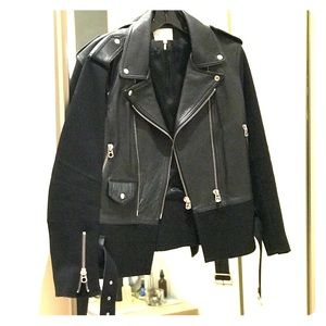 Sandro Black Biker Jacket
